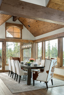 Rustic formal dining room online