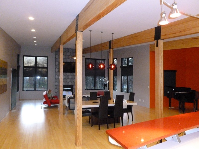 Photo of a modern dining room in St Louis.