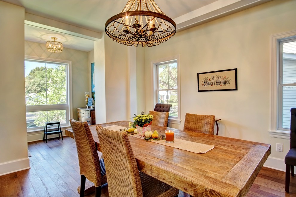 Inspiration for a country dining room remodel in Minneapolis