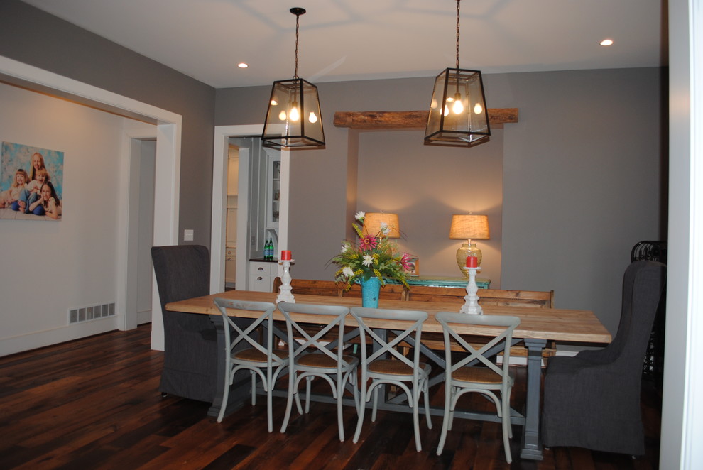 Dining room - country dining room idea in Louisville