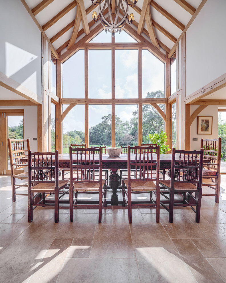 Stunning vaulted oak frame rooms Rustic Dining Room Other Houzz