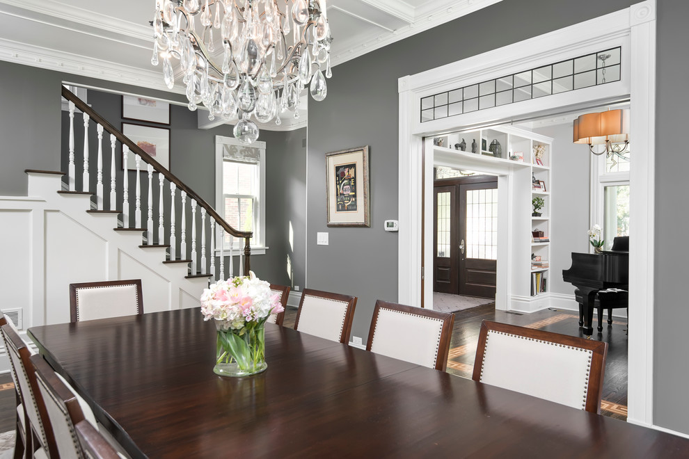 Suburban Traditional Traditional Dining Room Chicago by