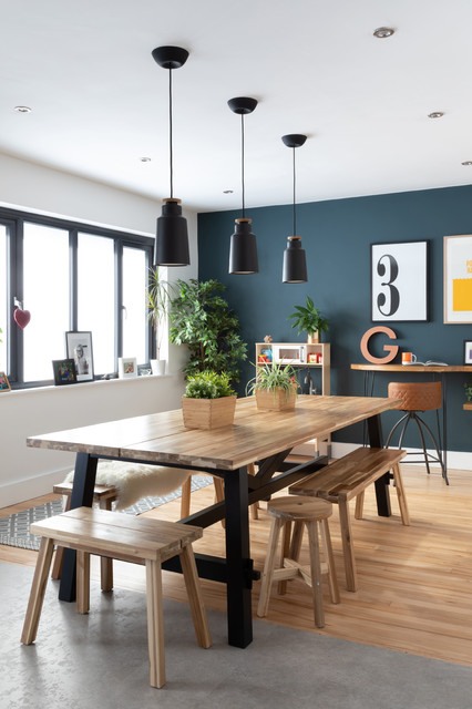Sutton H Line in Graphite - Scandinavian - Dining Room - Other - by  Masterclass Kitchens | Houzz