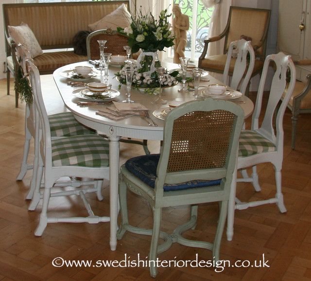 Swedish Antique Gustavian Dining Table, Traditional Dining Table And Chairs Uk