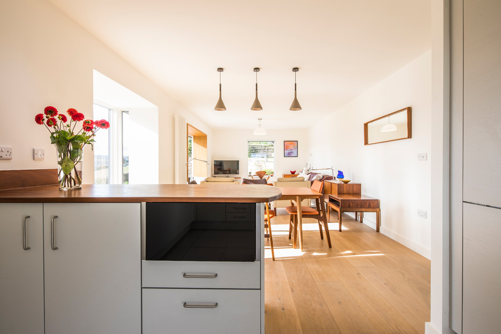 Contemporary dining room in Other.