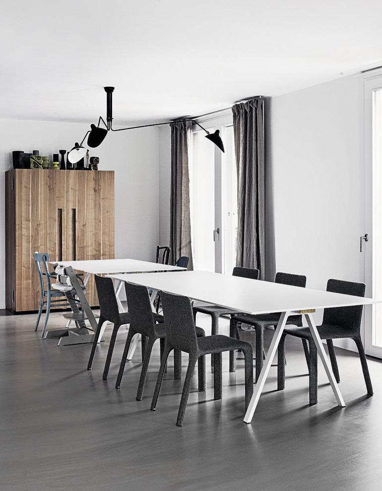 Example of a trendy dining room design in Venice