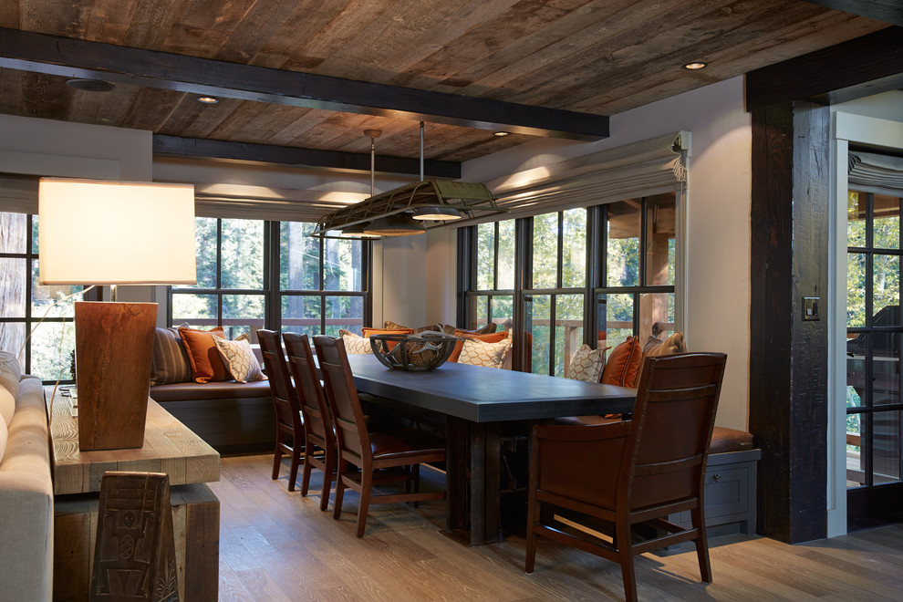 Mountain style dining room photo in San Francisco