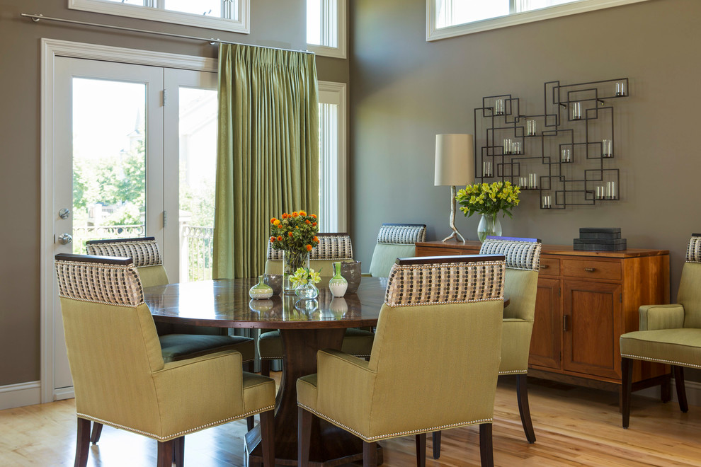 Tailored Modern Townhome - Transitional - Dining Room ...