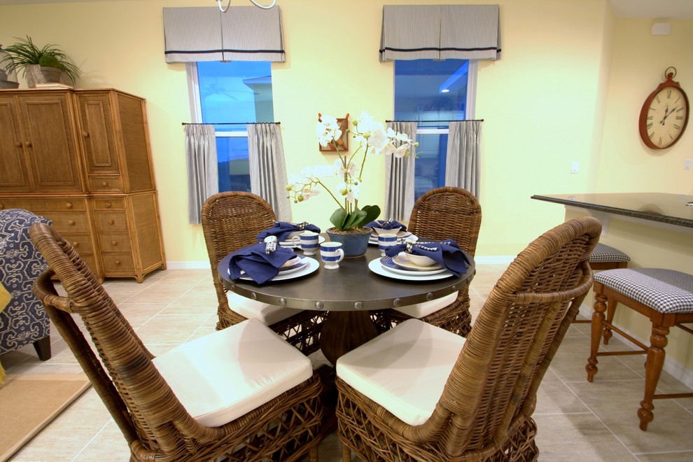 Tampa Model Homes Traditional Dining Room Orlando by IN Studio