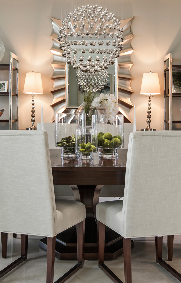 Tavira the Highrises at Bonita Bay Contemporary Dining Room Miami by Barbara Rooch