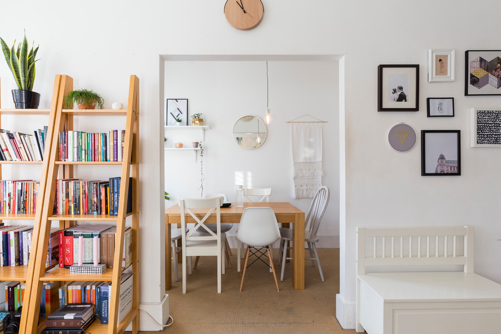 Photo of a scandinavian dining room in London.