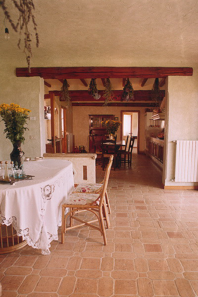 This is an example of a mediterranean dining room in San Francisco.