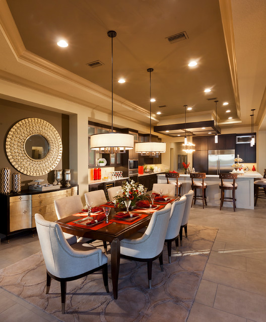 The Akarra III By John Cannon Homes Modern Dining Room Tampa By John Cannon Homes Houzz IE