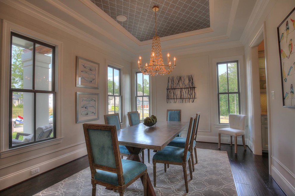Photo of a contemporary dining room in Richmond.