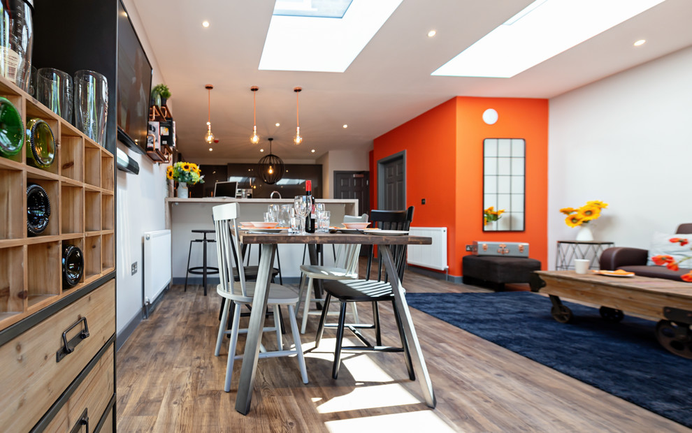 Example of an urban dining room design in Oxfordshire