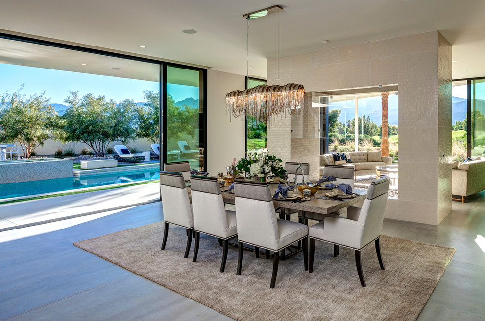 The Madison Club, La Quinta, California Contemporary Dining Room