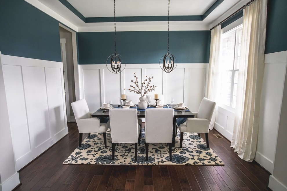 Inspiration for a traditional dining room in Raleigh.