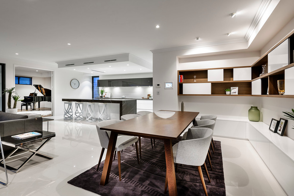 Inspiration for a contemporary dining room remodel in Perth