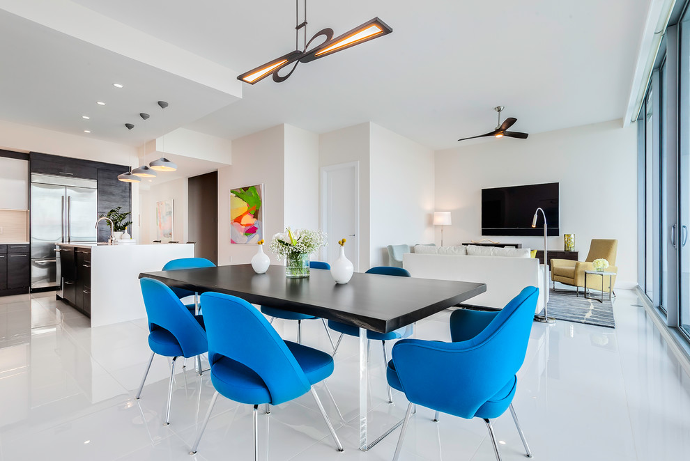 The Vue Contemporary Dining Room Tampa by User Houzz