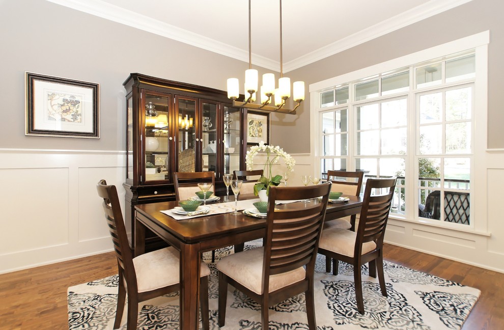 Inspiration for a classic dining room in Raleigh.