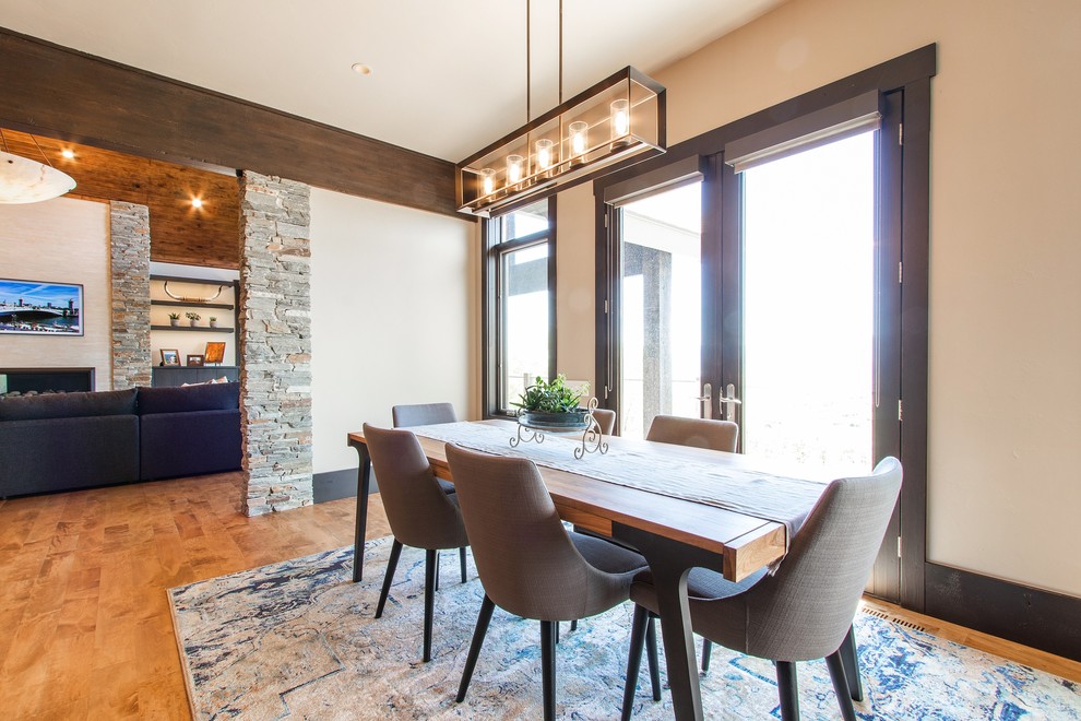Tollgate Canyon Residence Modern Dining Room Salt Lake City by