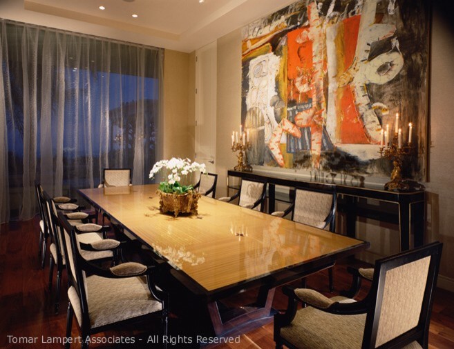 Tomar Lampert Associates Contemporary Dining Room Los Angeles