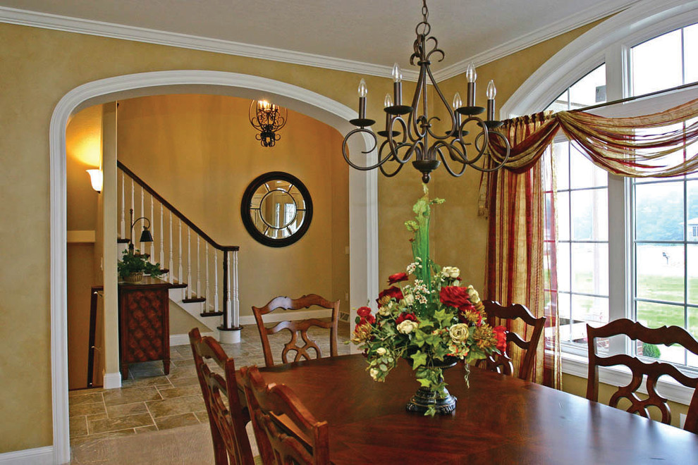 2 story dining room