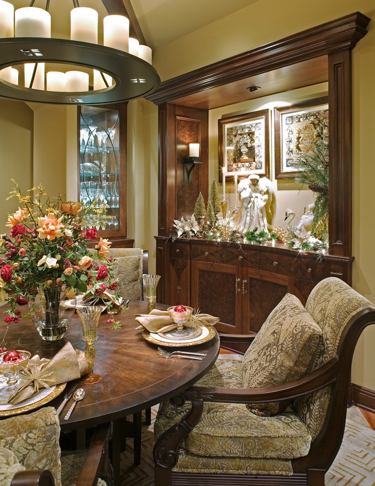 Photo of a classic dining room in San Diego.