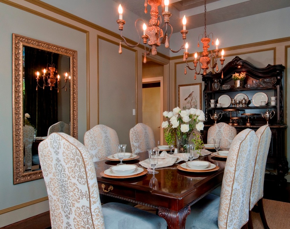 Traditional European Vintage Dining by Jennifer Ashton, Aliied ASID