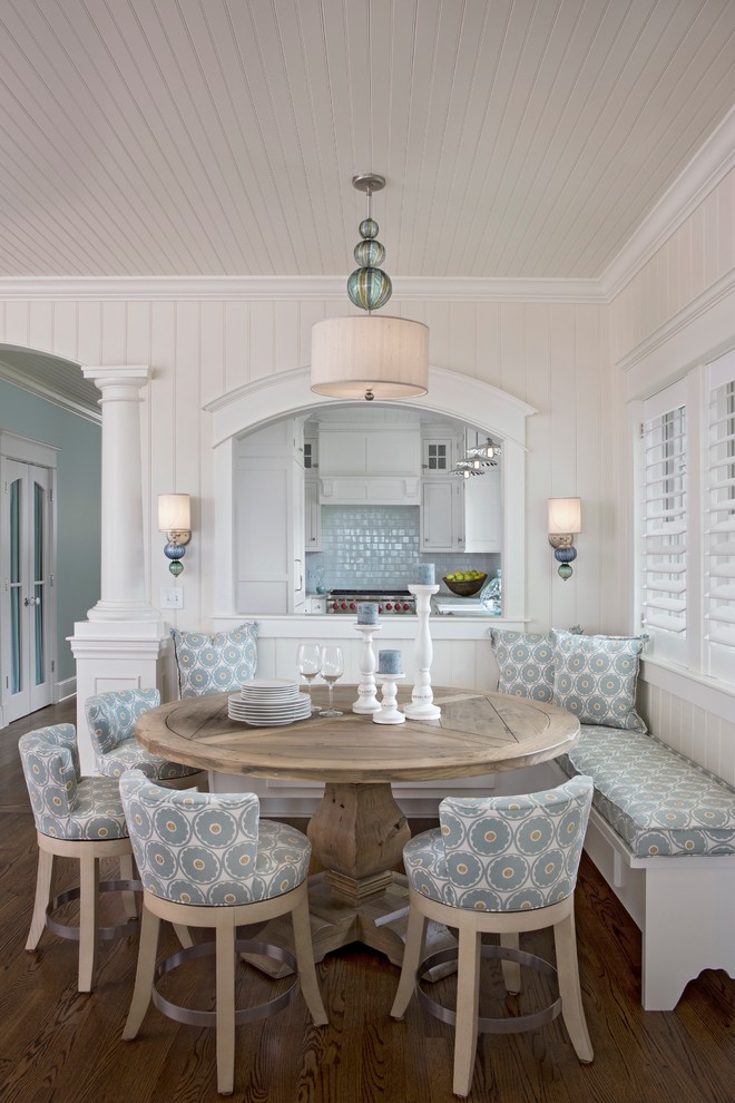 Photo of a coastal dining room in Other.
