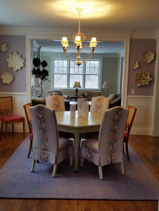 Inspiration for a traditional dining room in Bridgeport.