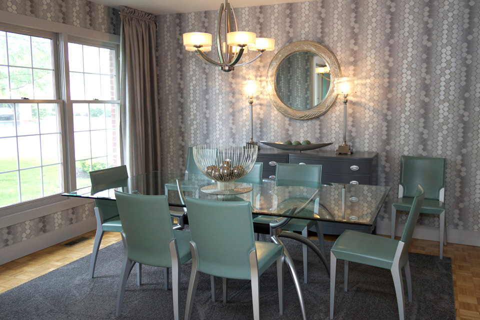 Transitional Condo - Contemporary - Dining Room - Chicago ...