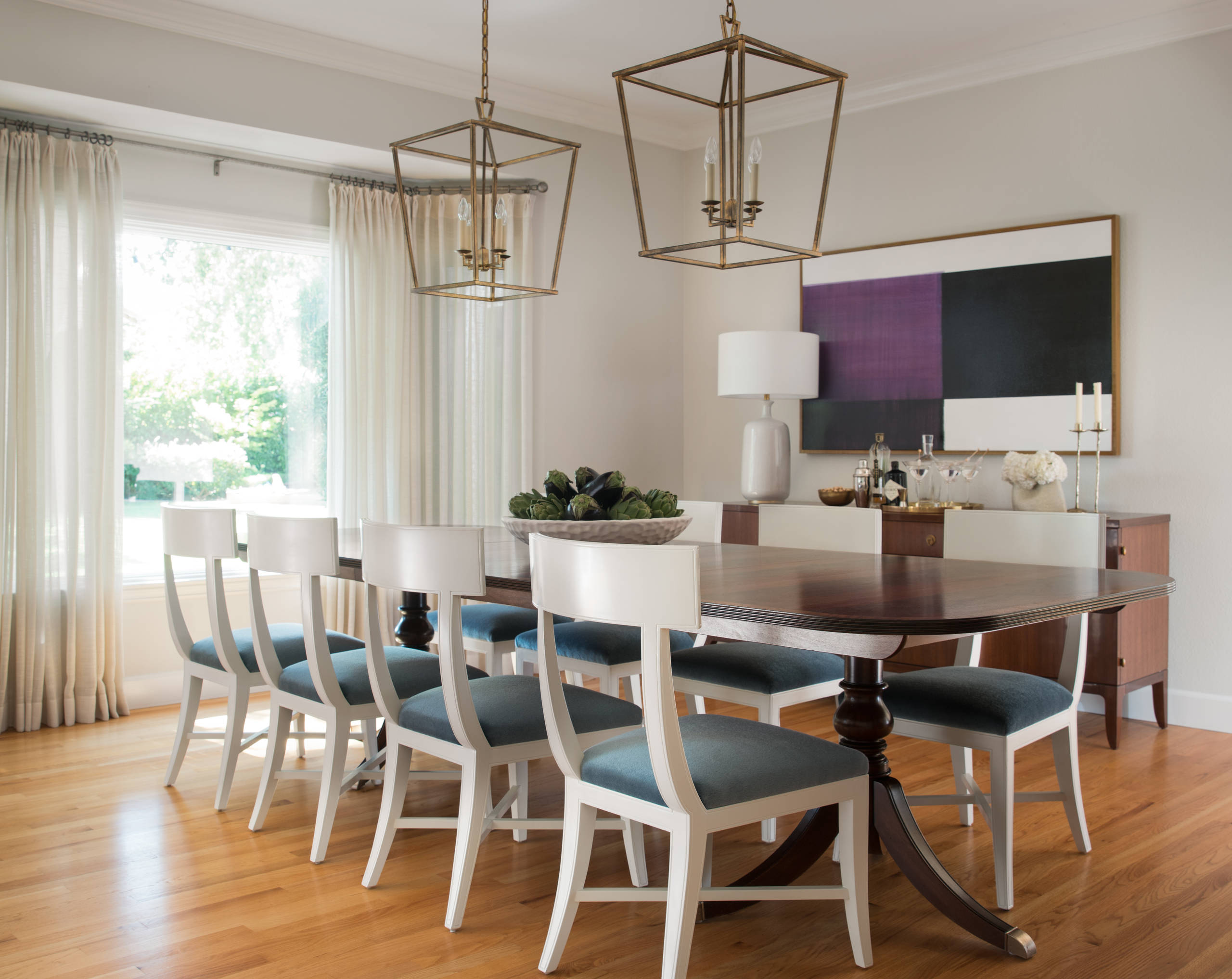 elegant formal dining room