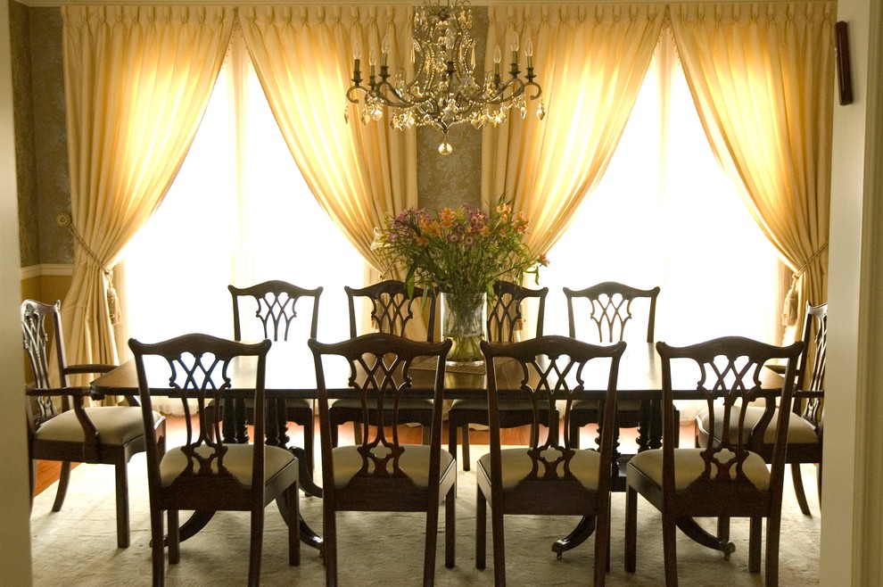 Transitional Dining Room Traditional Dining Room New York by