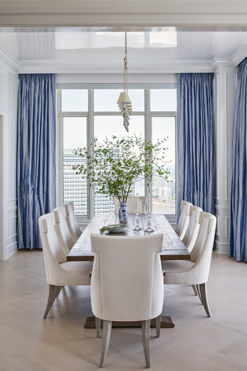 Dining Room Curtain Functional Decorative And Strike A Balance   Tribeca Ariel Okin Interiors Img~3341b2380f3ecda9 8 7934 1 9ff450f 