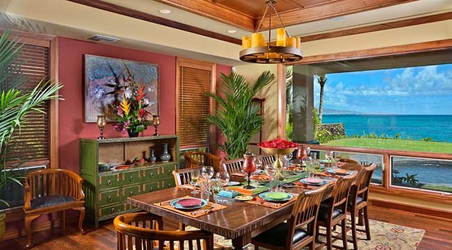 Tropical Dining Room Tropical Dining Room Hawaii Houzz Au