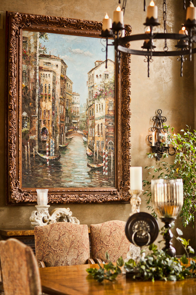 Tuscan Reflections Mediterranean Dining Room Other by