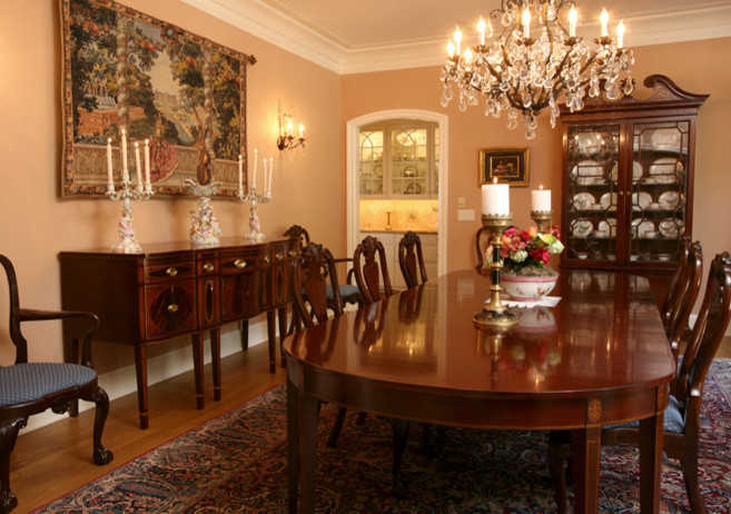 Example of a classic dining room design in Other