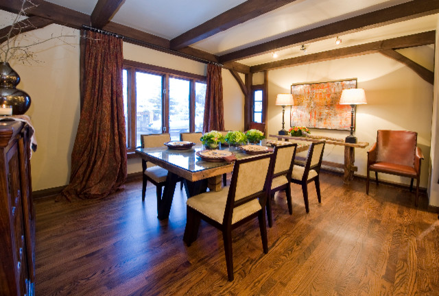 Inspiration for a timeless dining room remodel in Denver