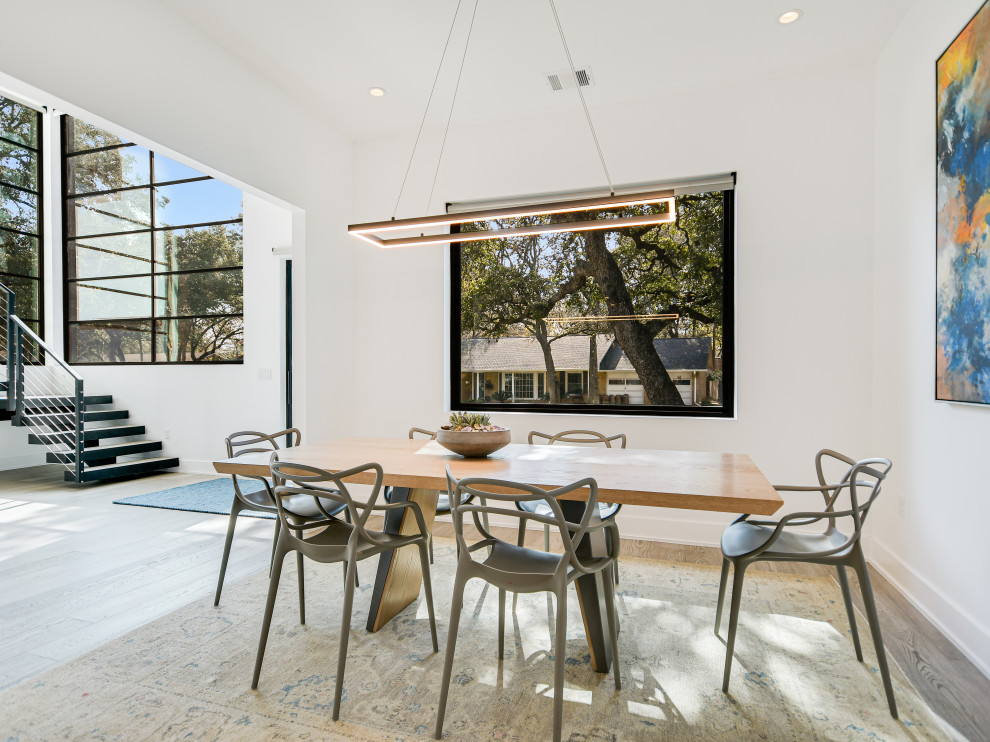Venado Residence Contemporary Dining Room Austin by Mosier