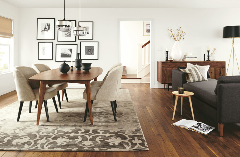 Inspiration for a modern dining room remodel in Minneapolis