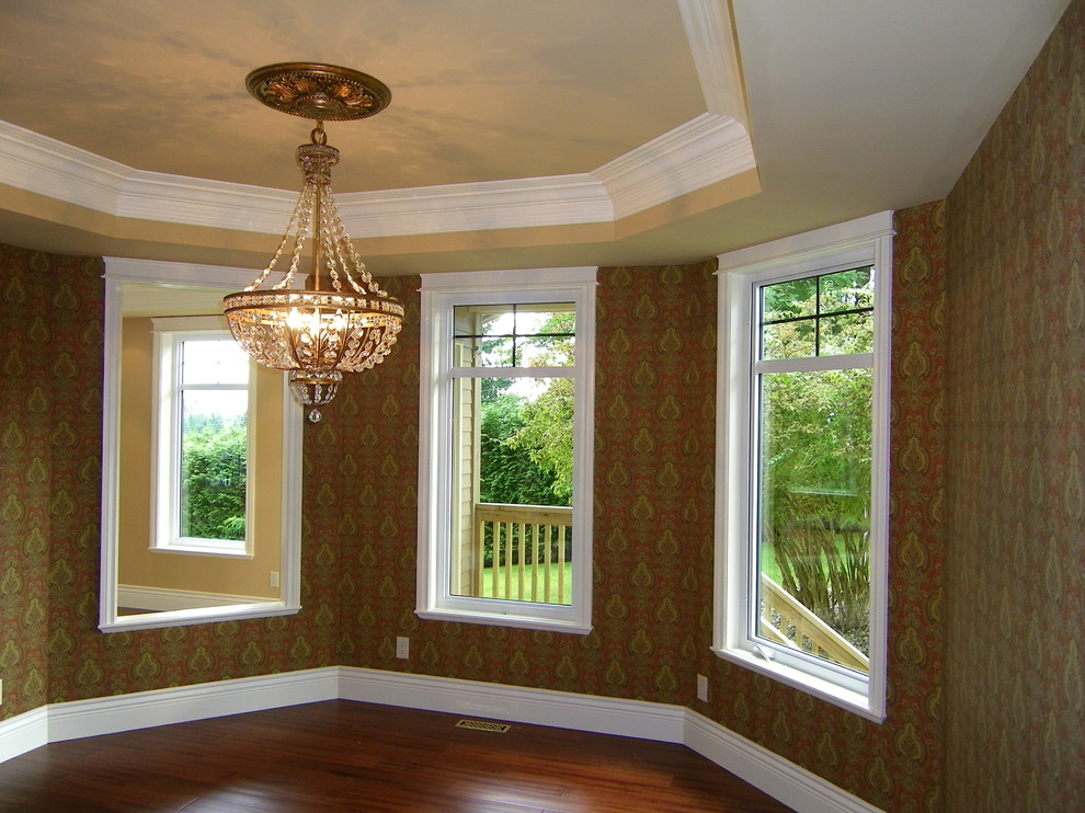 Example of a classic dining room design in Vancouver