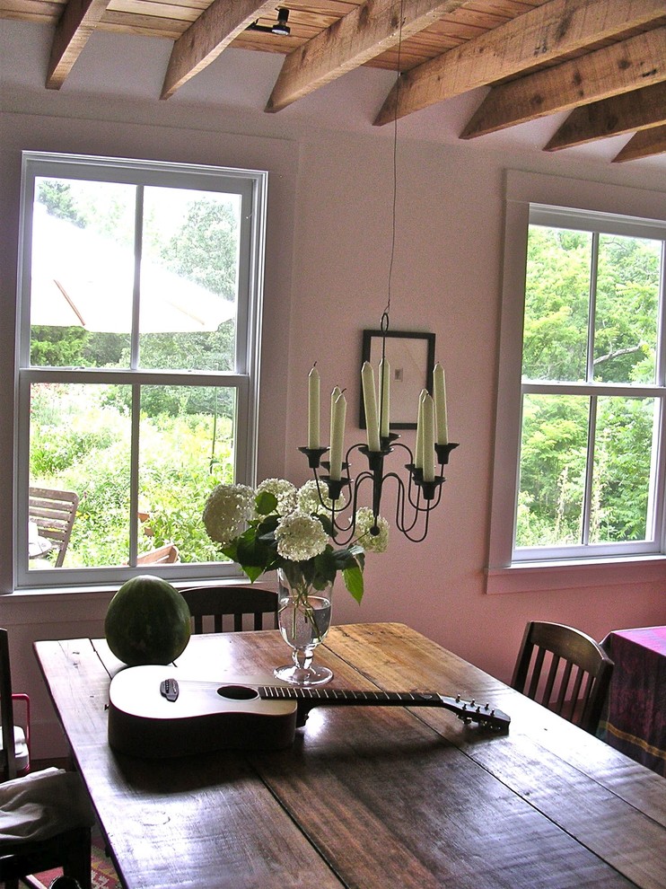 Design ideas for a rural dining room in Richmond.