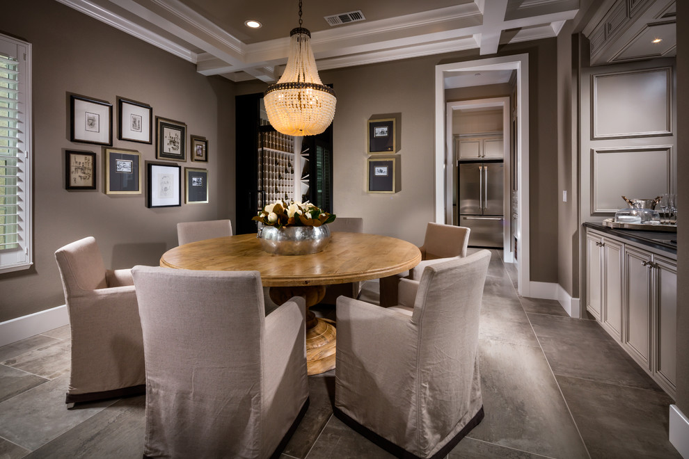 Vista Dorado Transitional Dining Room San Francisco by Shea