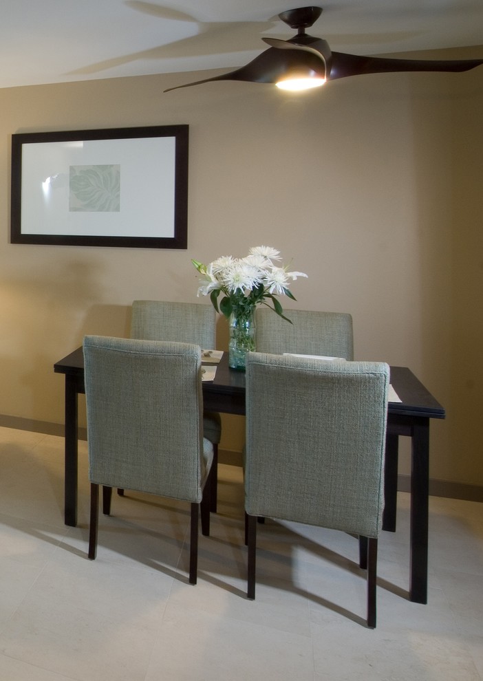 Waikiki Chic Dining table Contemporary Dining Room Hawaii by