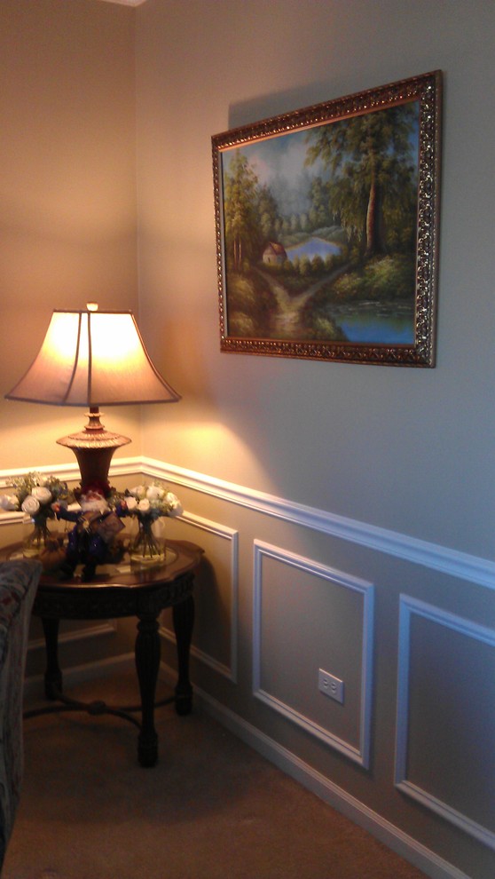 Elegant dining room photo in Chicago