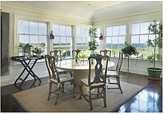Example of a classic dining room design in Providence