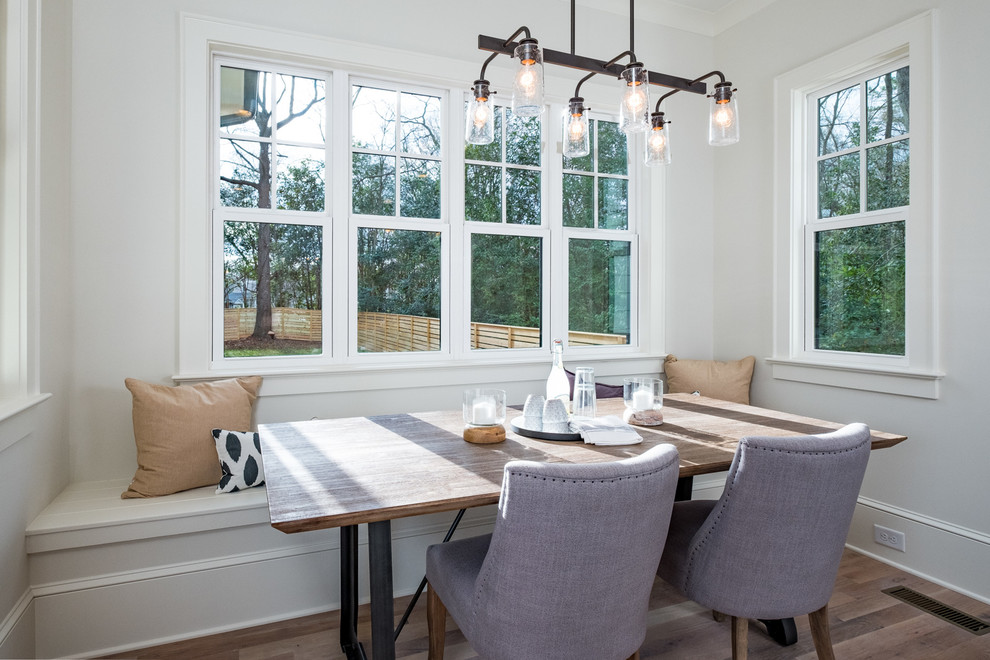 Design ideas for a country dining room in Charlotte.