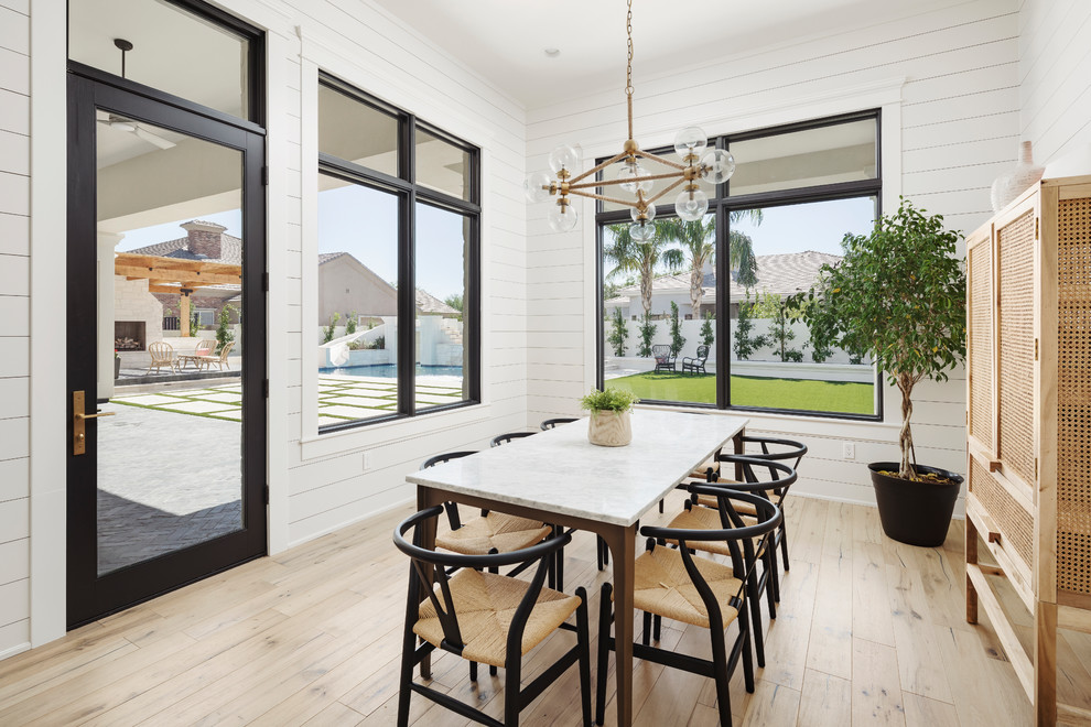 Inspiration for a contemporary dining room remodel in Phoenix