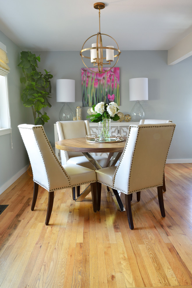 Inspiration for a contemporary dining room remodel in Seattle